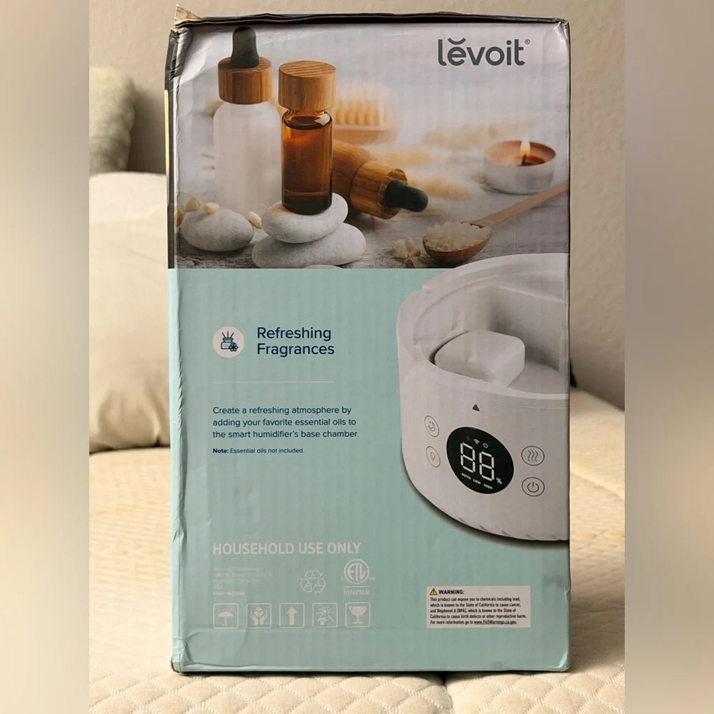 Levoit White Smart Humidifier with Bluetooth Control - Picture 2 of 4